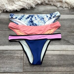 Victoria's Secret Women's Size Large Swim Bottoms Lot Of 3 Excellent Condition!